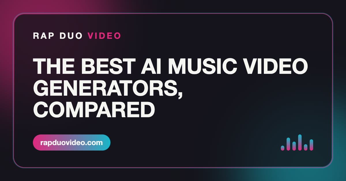 Guide card: the best AI music video generators, compared